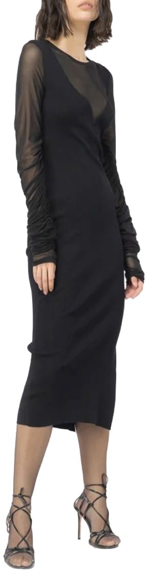 Pinko Dresses Black Zwart
