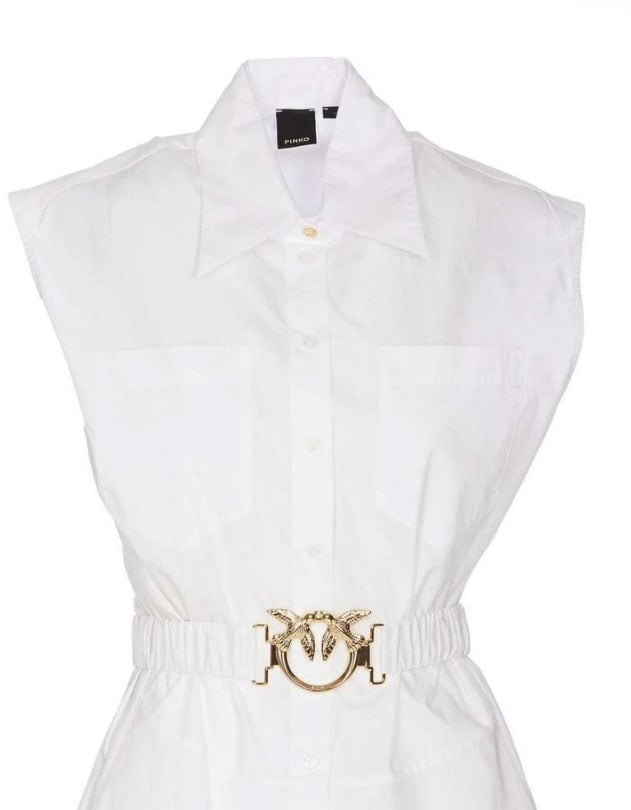 Pinko Pinko Main Coll. Dresses White Wit