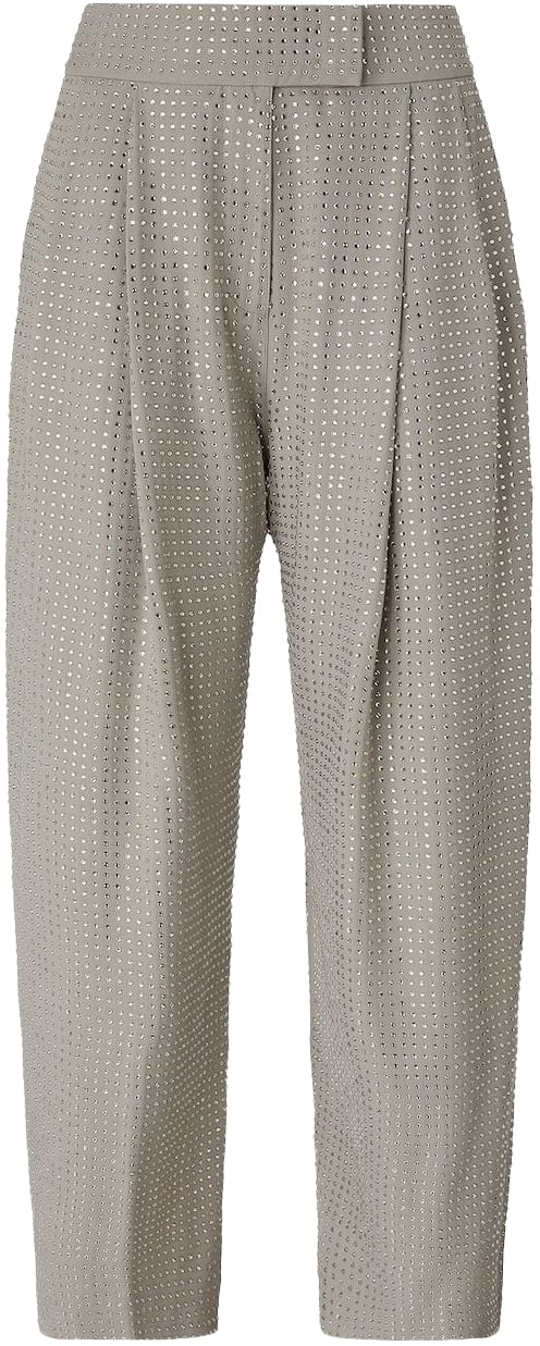 Pinko Trousers Grey Grijs