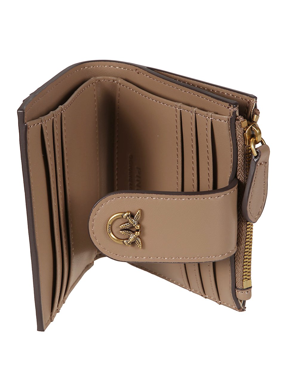 Pinko Multi Purpose Wallet Brown Bruin
