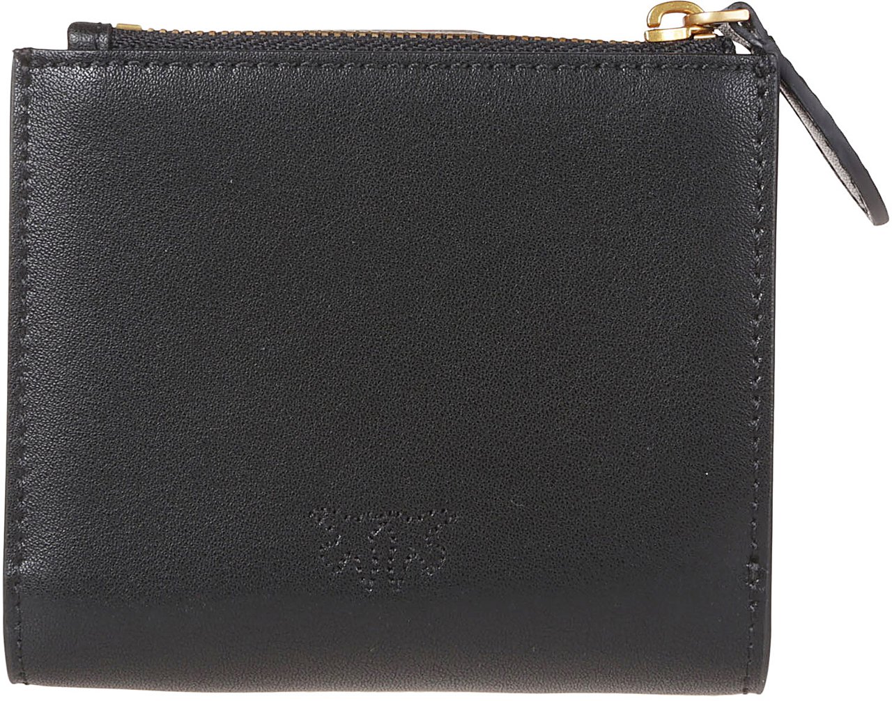 Pinko Multi Purpose Wallet Black Zwart