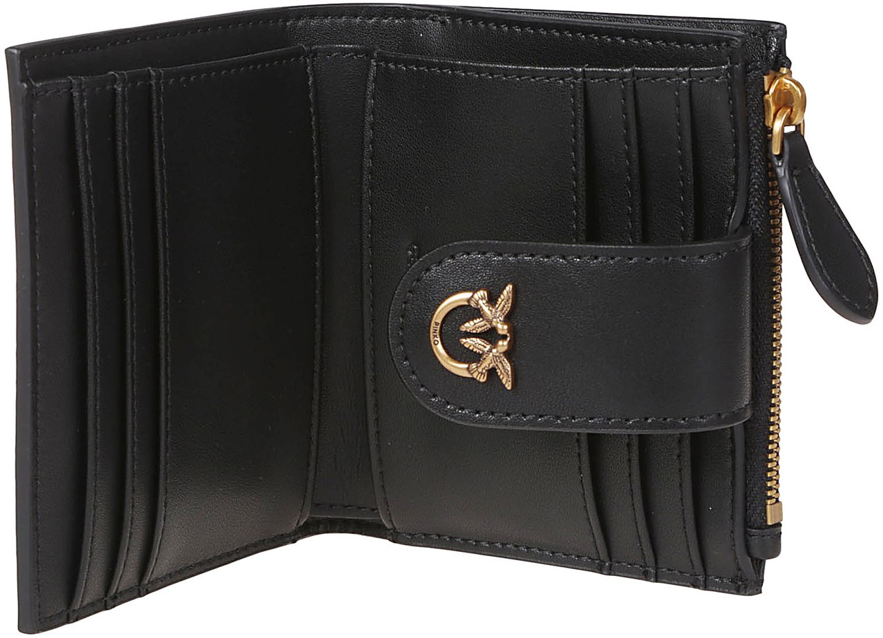 Pinko Multi Purpose Wallet Black Zwart