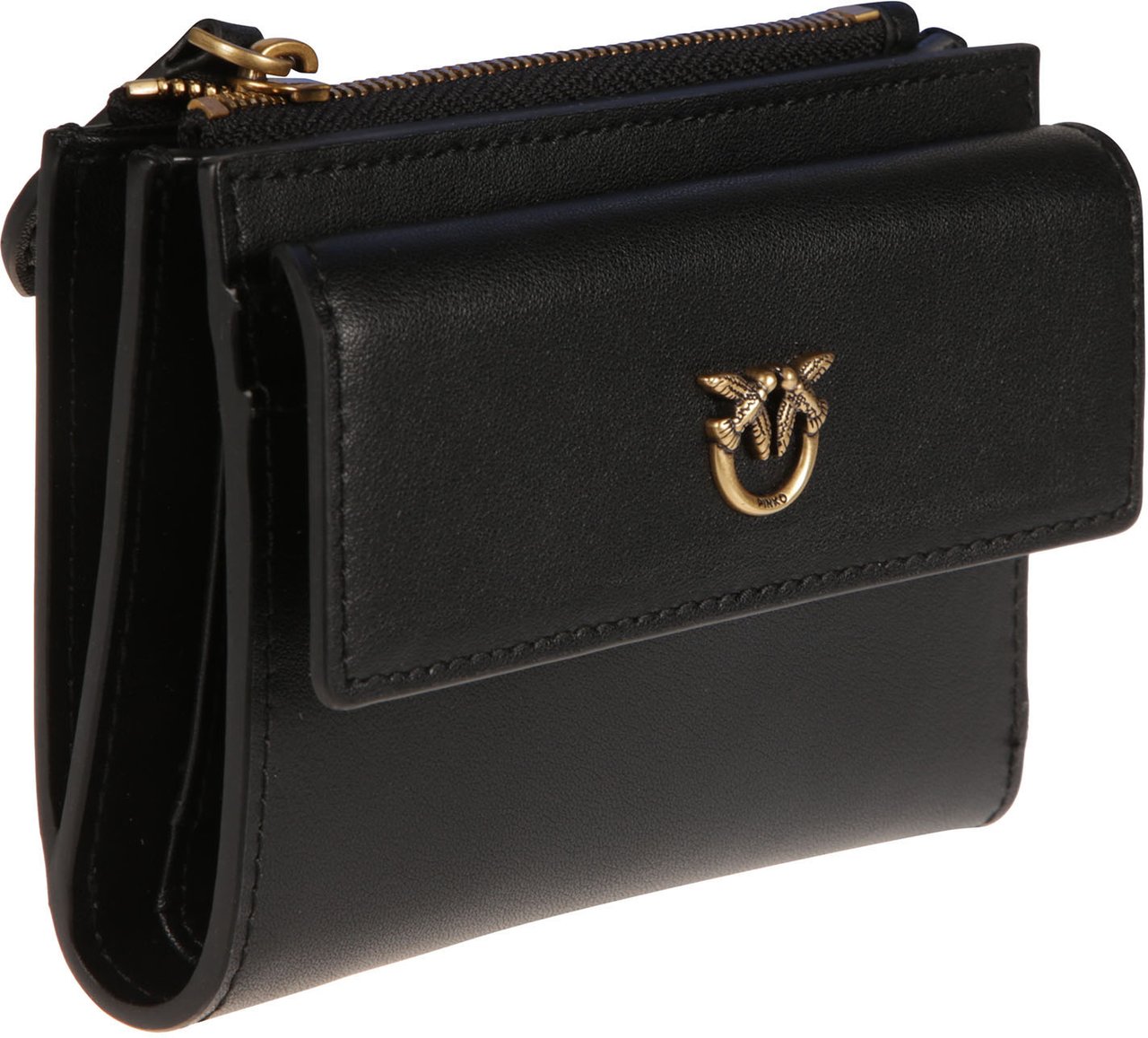 Pinko Compact Wallet Black Zwart