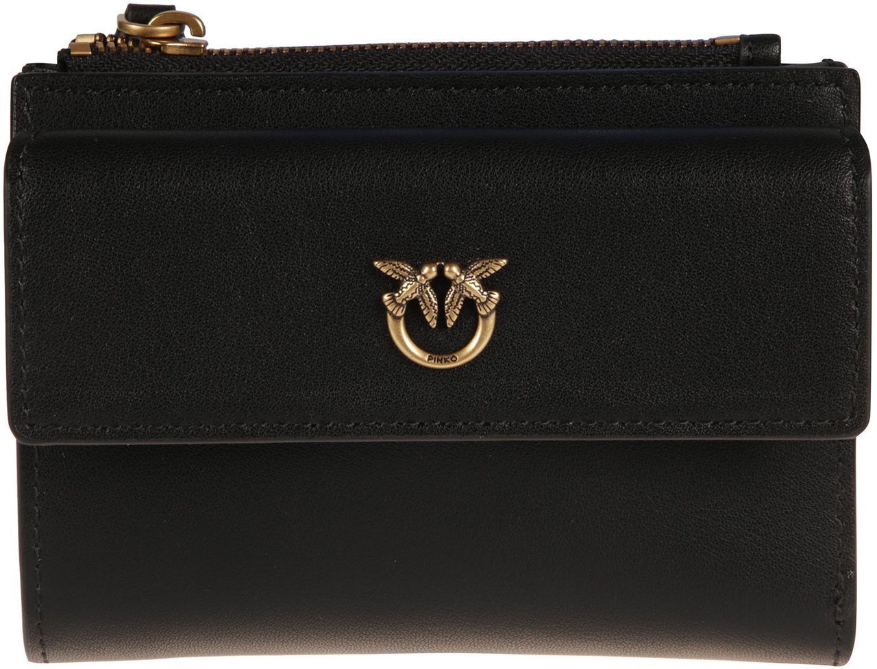 Pinko Compact Wallet Black Zwart