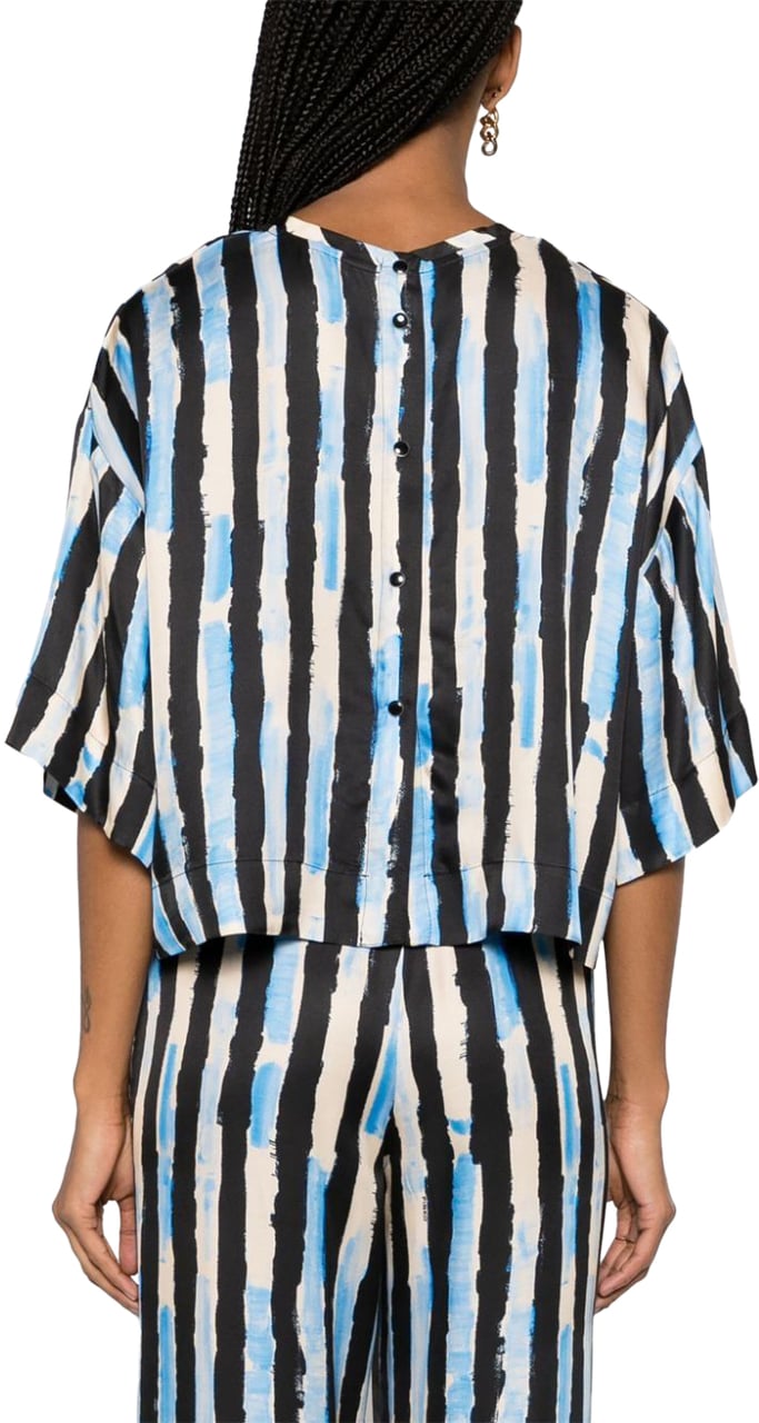 Pinko Shirts Neroburroazzurro Blauw
