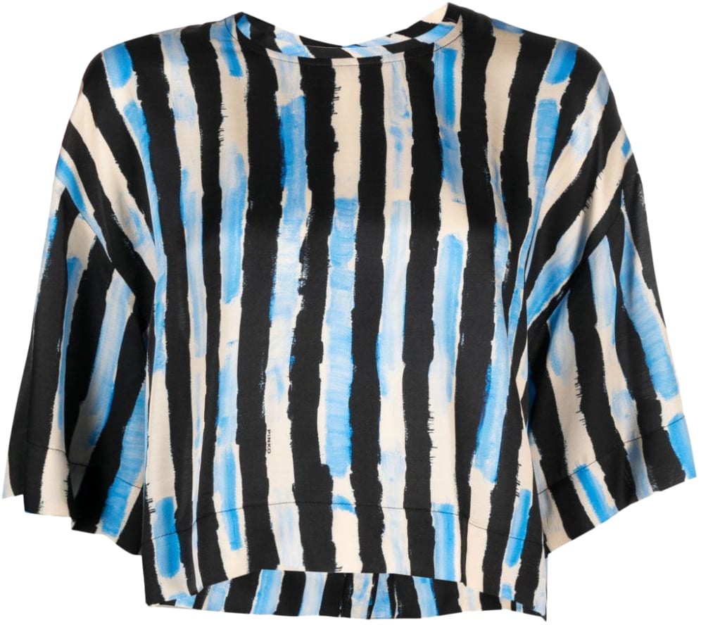 Pinko Shirts Neroburroazzurro Blauw