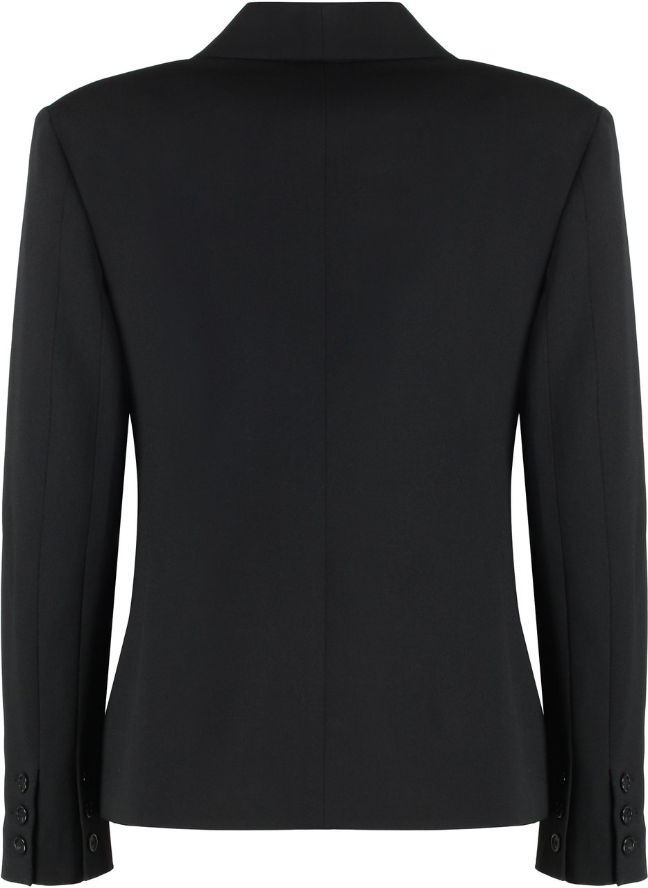 Pinko Giappone Single-breasted one button jacket Zwart