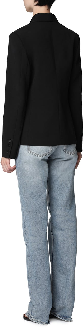 Pinko Giappone Single-breasted one button jacket Zwart