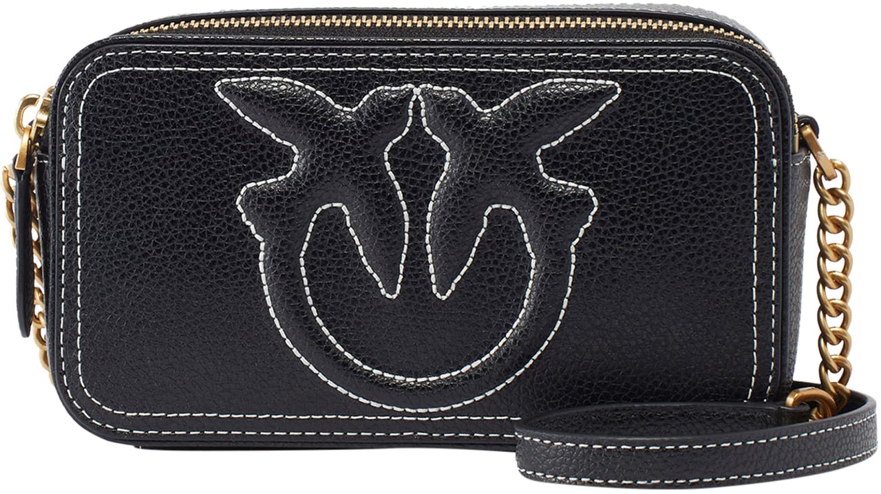 Pinko Carrie Camera Case Black Zwart