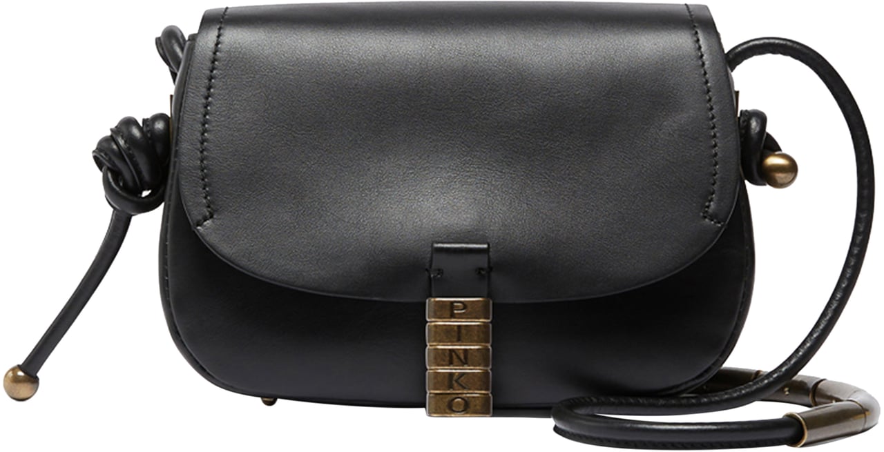 Pinko Bags Neroantique Gold Goud