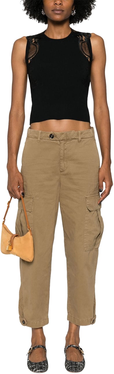 Pinko Trousers Brown Bruin