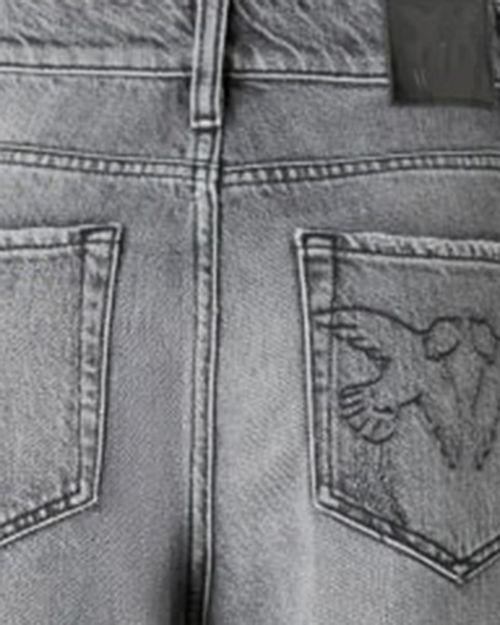 Pinko Jeans Lavaggio Dark Gray Donkergrijs