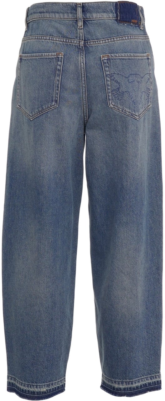 Pinko Barrel leg jeans 'Estelle' Blauw