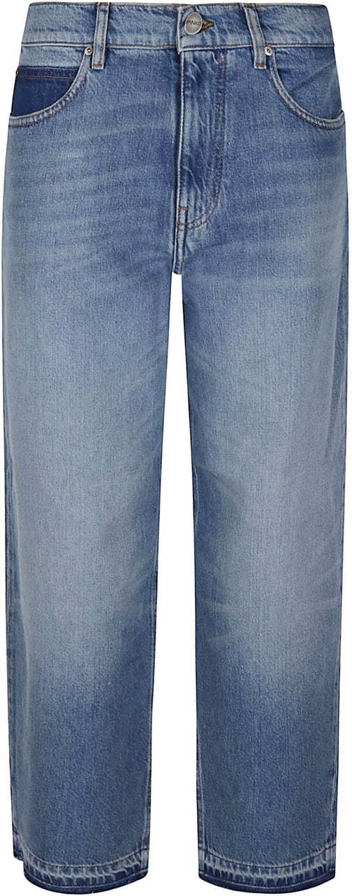 Pinko Estelle Egg Jeans Blue Blauw
