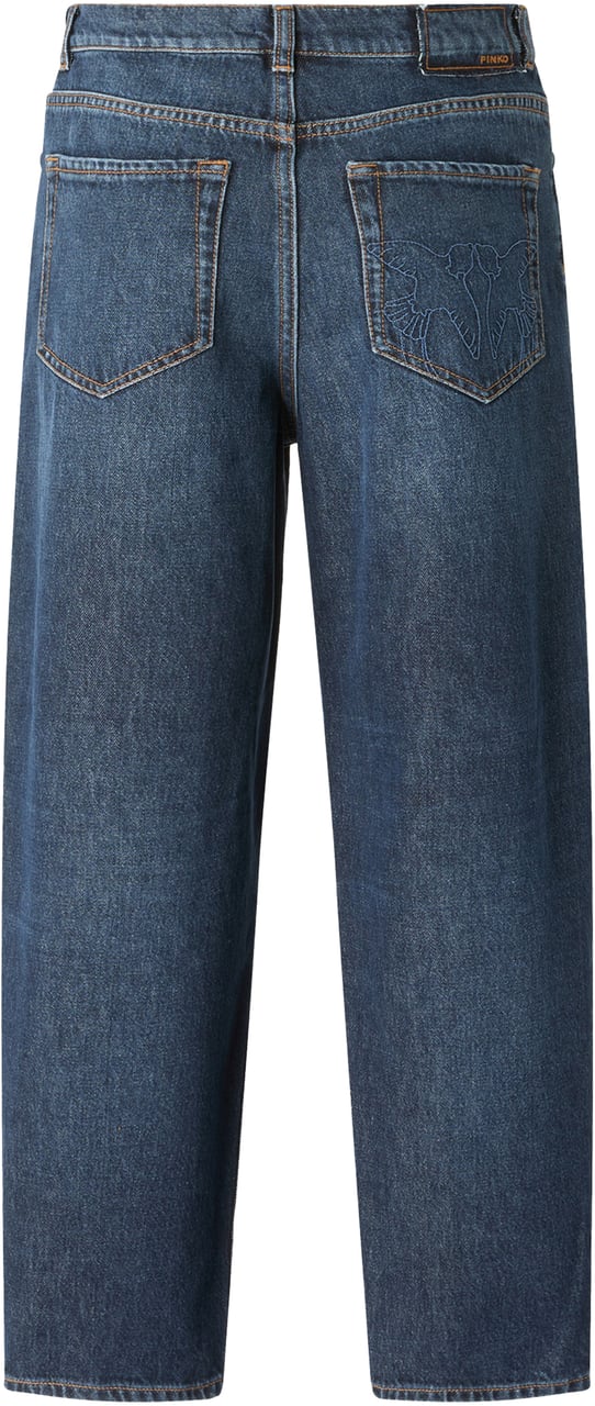 Pinko Jeans Lavaggio Medio Scuro Blauw