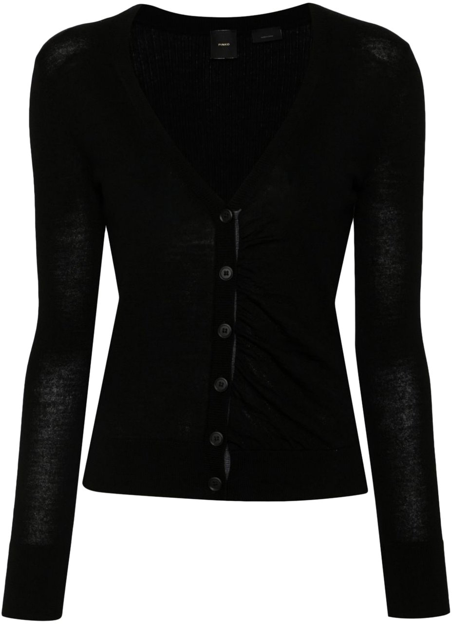 Pinko Sweaters Nero Limousine Zwart