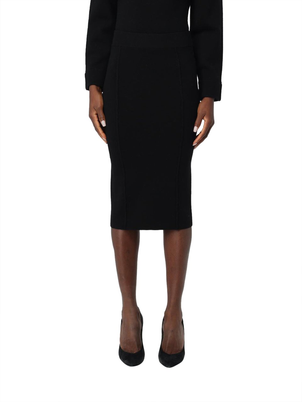 Pinko Skirts Nero Limousine Zwart