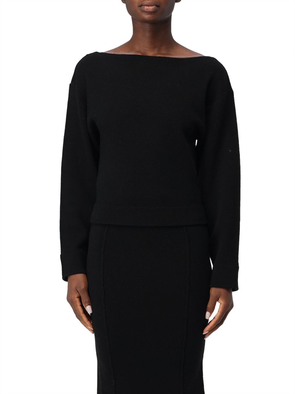 Pinko Sweaters Nero Limousine Zwart