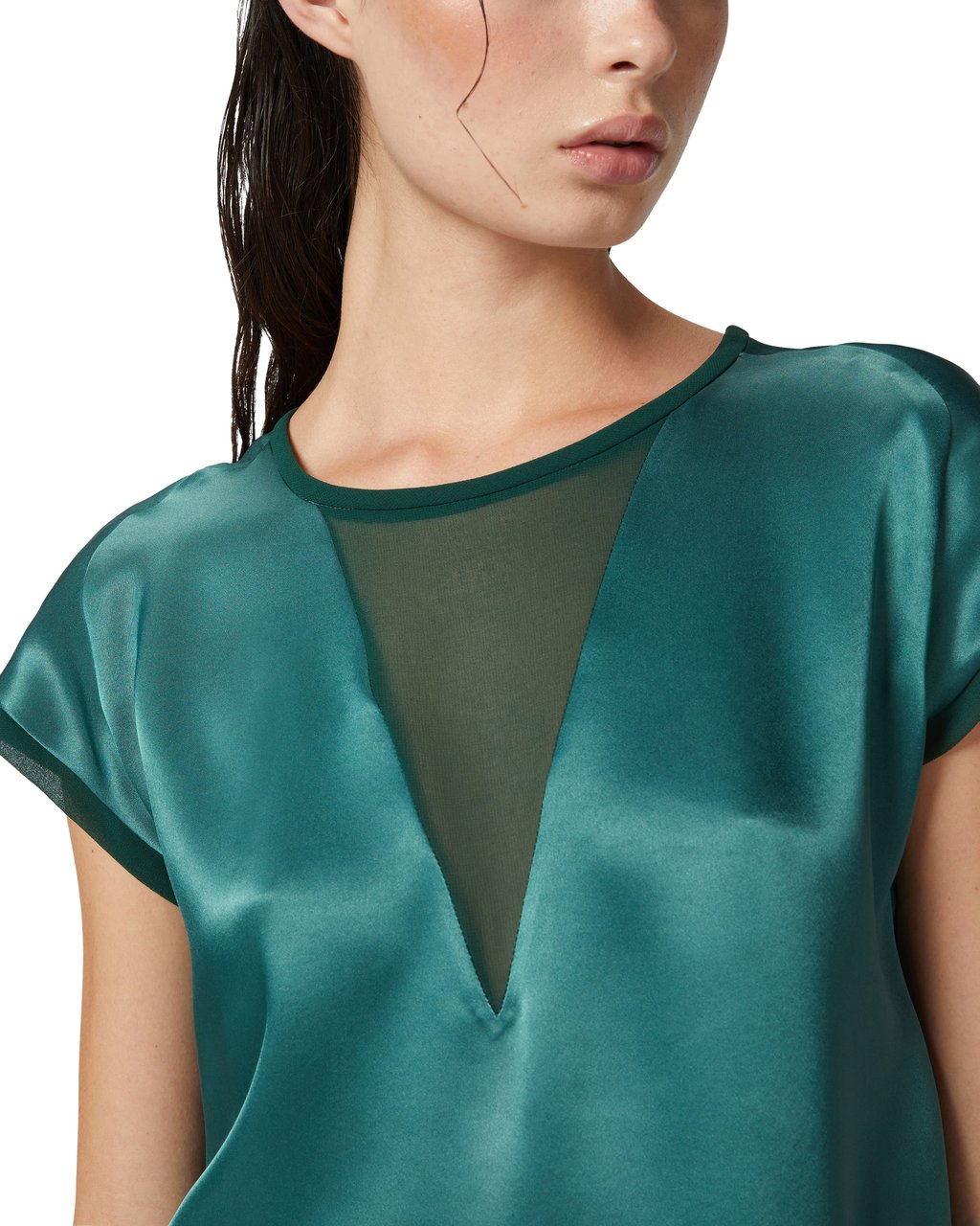 Pinko Shirts Verde Bottiglia Scuro Divers