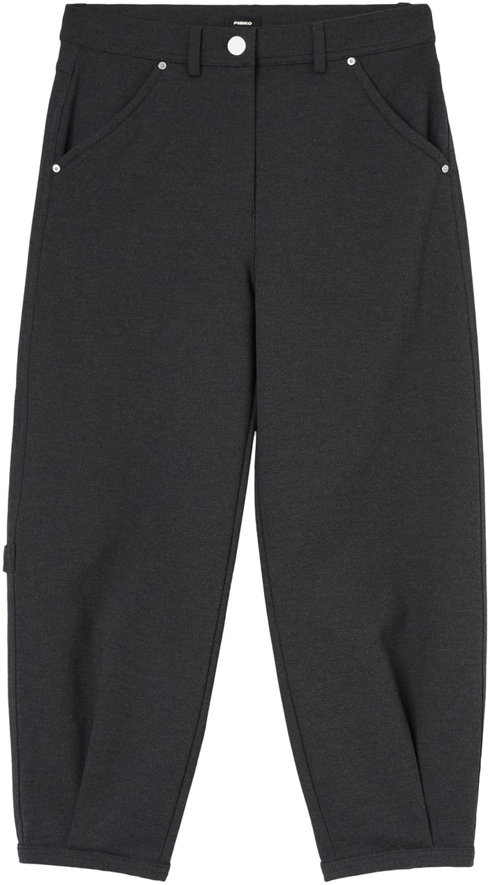 Pinko Trousers Grigio Corvo Groen