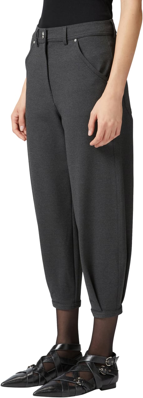 Pinko Trousers Grigio Corvo Groen