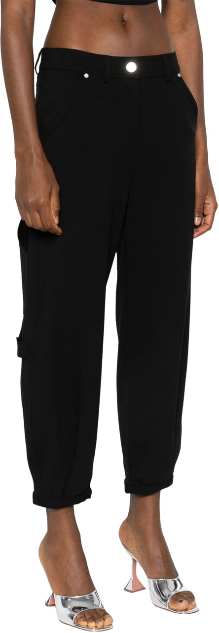 Pinko Trousers Nero Limousine Zwart