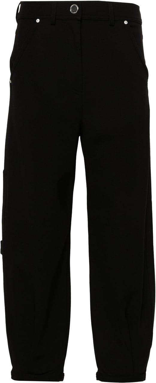 Pinko Trousers Nero Limousine Zwart