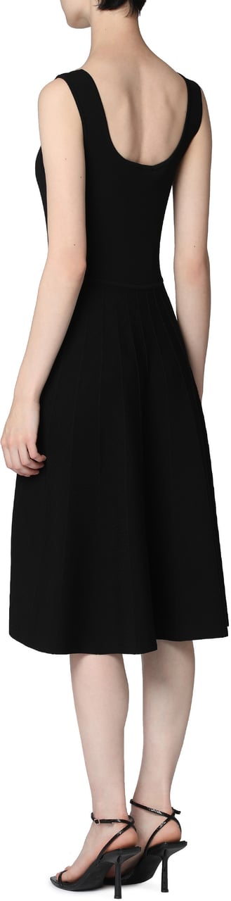 Pinko Tumbler Viscose dress Zwart