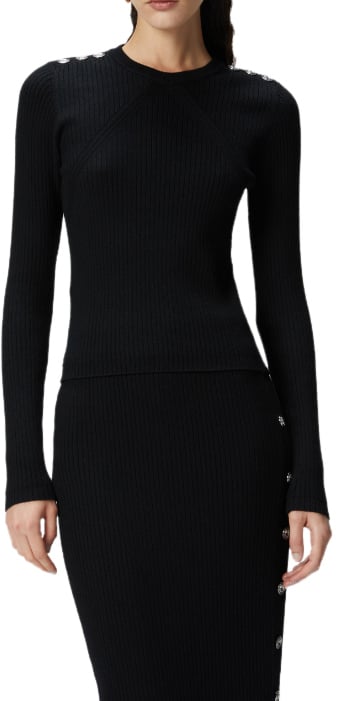 Pinko Sweaters Black Zwart