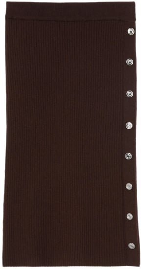 Pinko Skirts Dark Brown Bruin