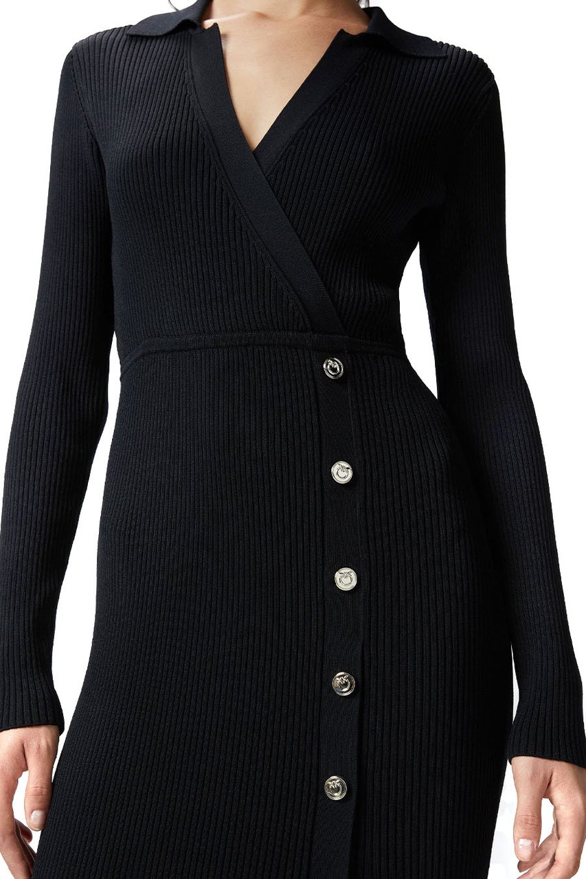 Pinko Dresses Black Zwart