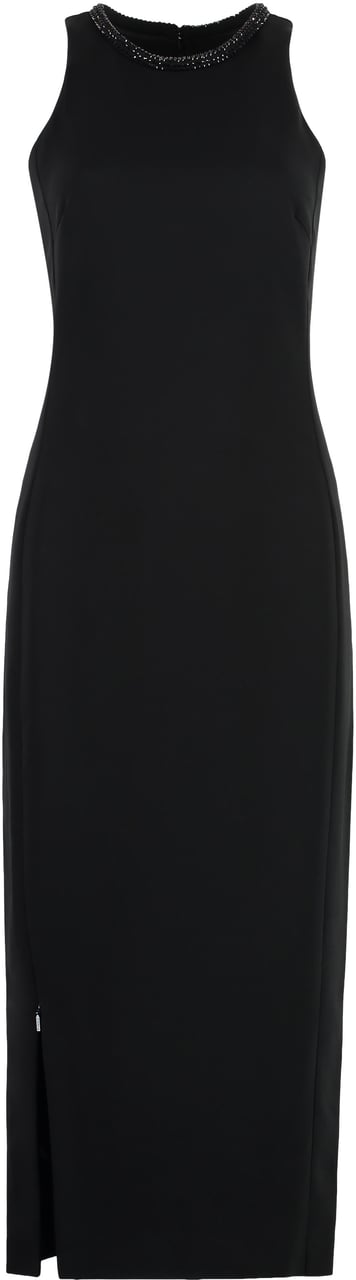 Pinko Honfleur crepe dress Zwart