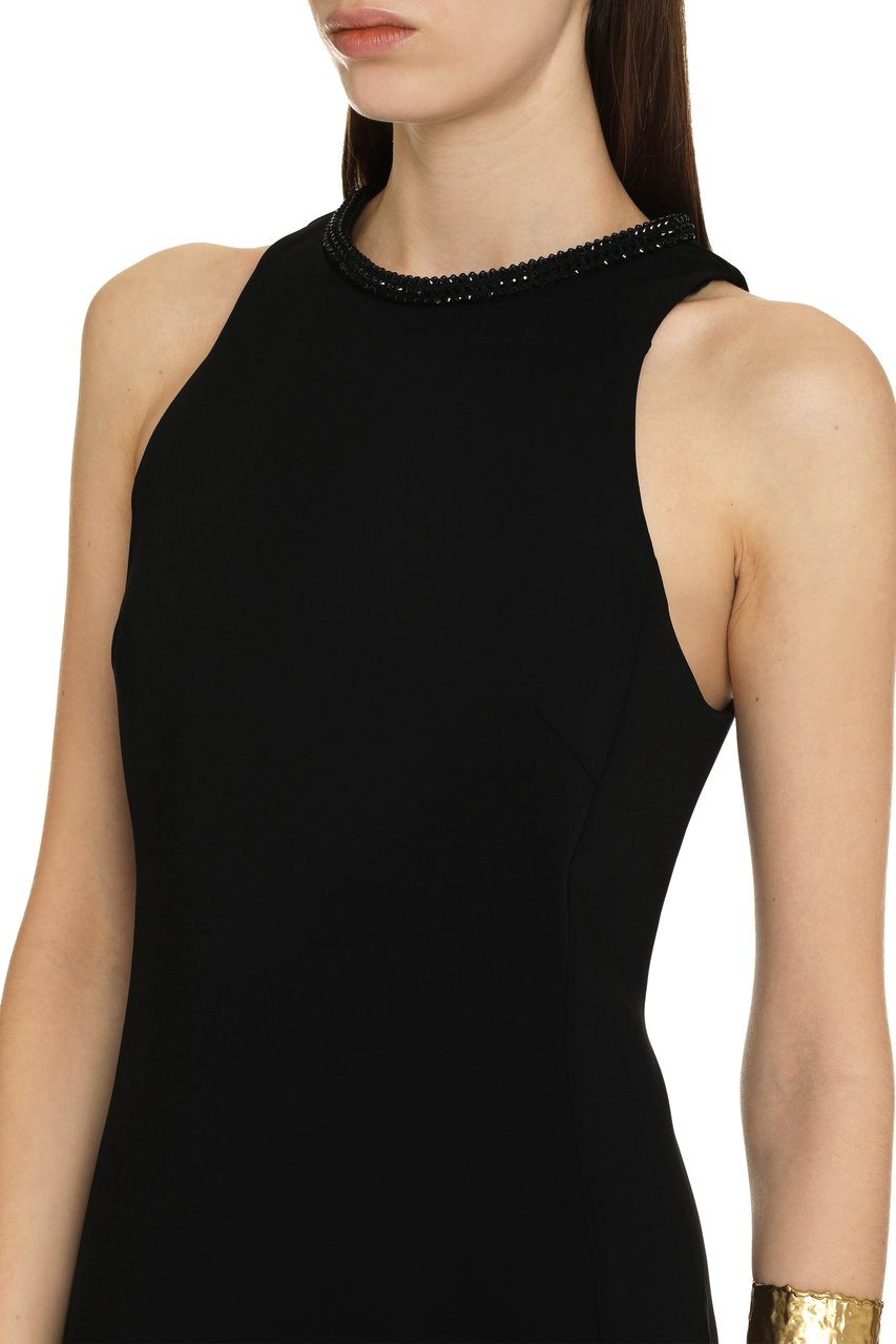 Pinko Honfleur crepe dress Zwart