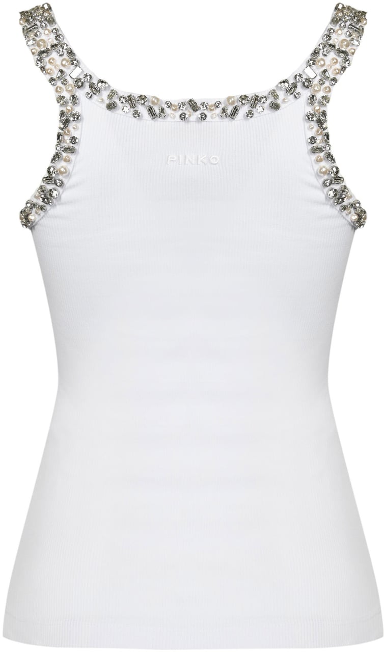 Pinko Top Bianco Brill Divers