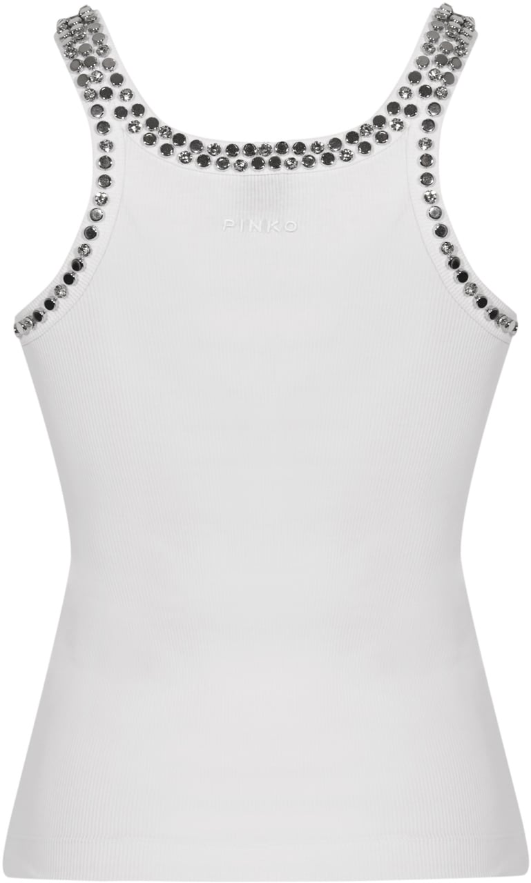 Pinko Top Bianco Brill Divers