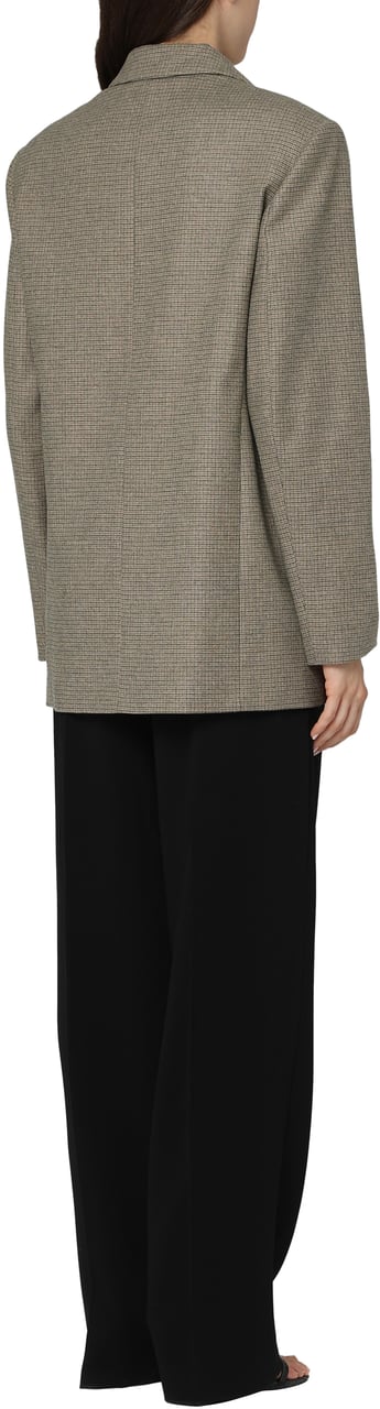 Pinko Tenaglia double-breasted wool blazer Groen