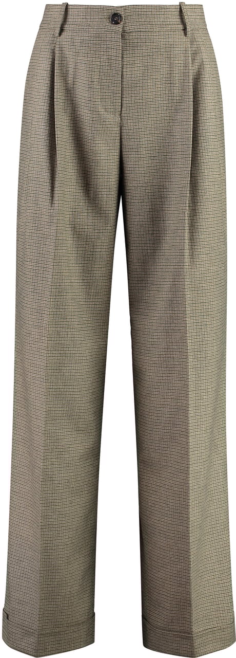 Pinko Vasetto Wide leg trousers Neutraal
