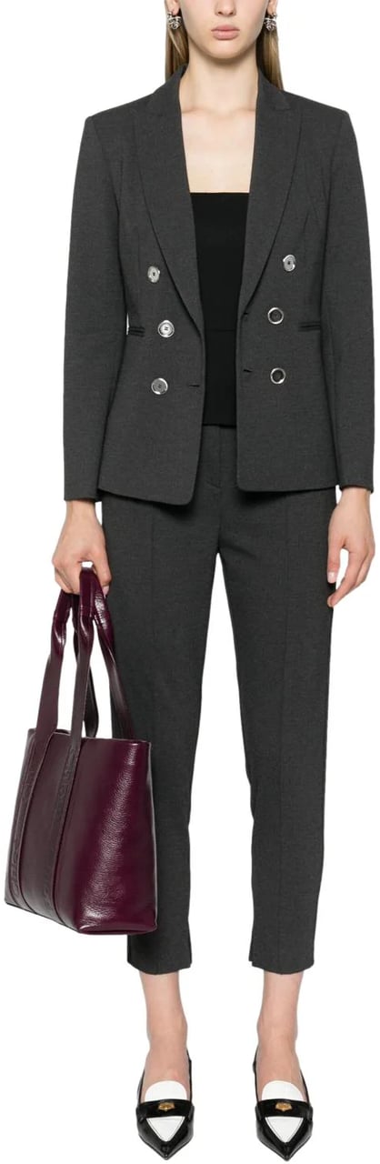 Pinko Trousers Grigio Corvo Groen