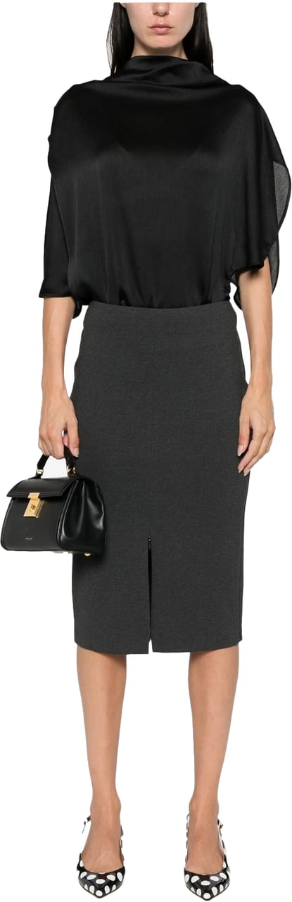 Pinko Skirts Darkgray Donkergrijs