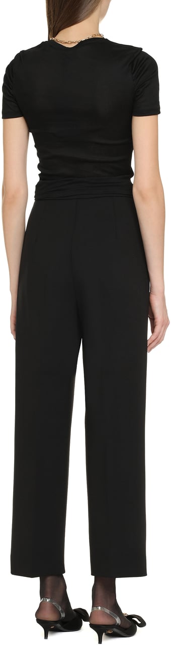 Pinko Martello cotton T-shirt Zwart