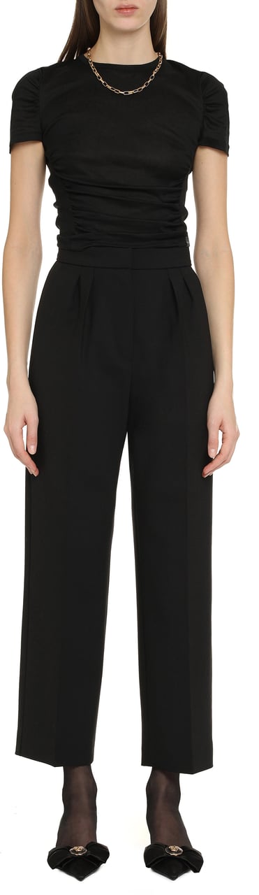 Pinko Martello cotton T-shirt Zwart