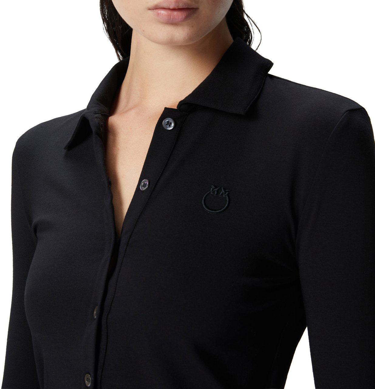 Pinko T-Shirts And Polos Nero Limousine Zwart