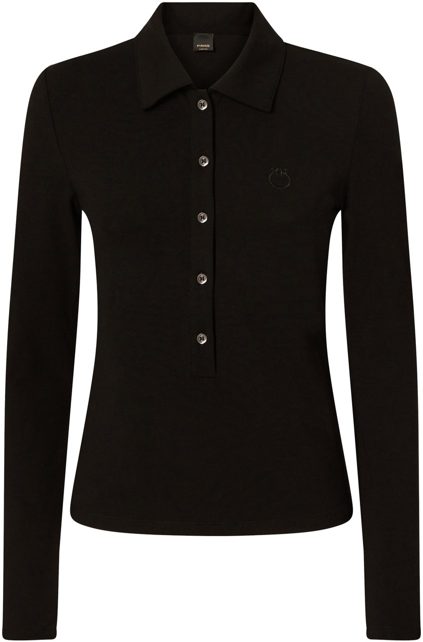 Pinko T-Shirts And Polos Nero Limousine Zwart