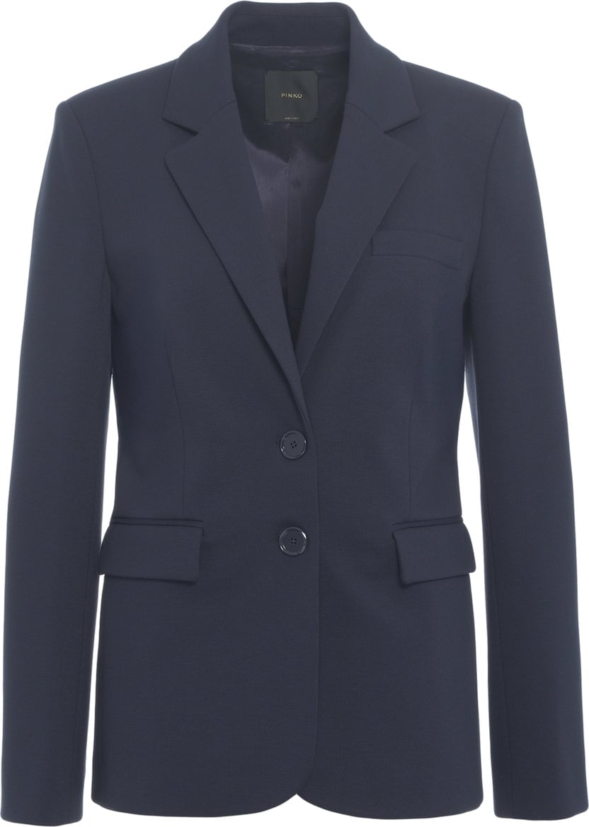 Pinko Single-breasted blazer 'Ruota' Blauw