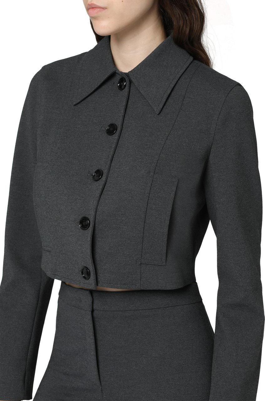 Pinko Doccia single-breasted jacket Grijs