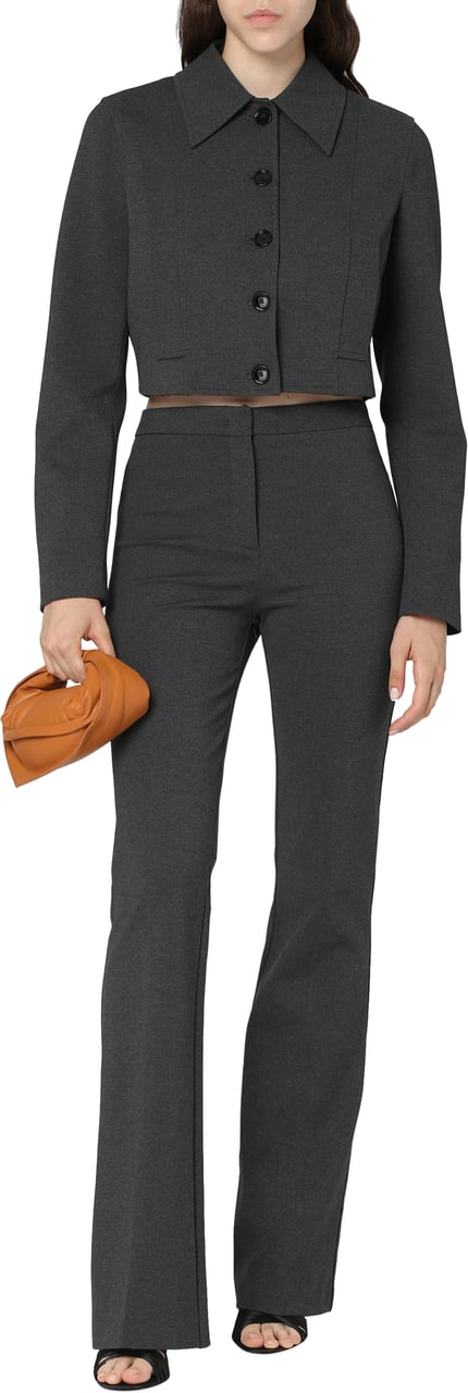 Pinko Doccia single-breasted jacket Grijs