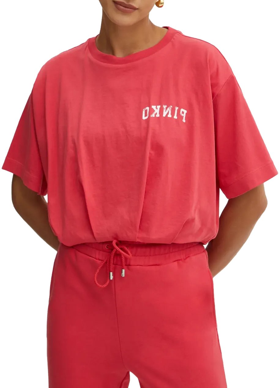 Pinko T-Shirts And Polos Rossore Corallo Roze