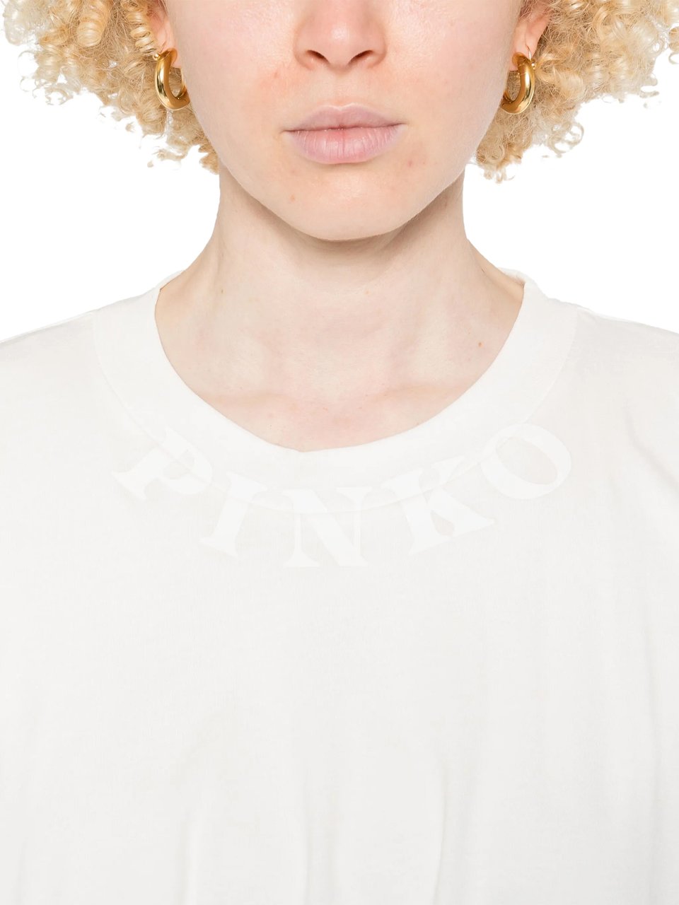 Pinko T-Shirts And Polos White Wit