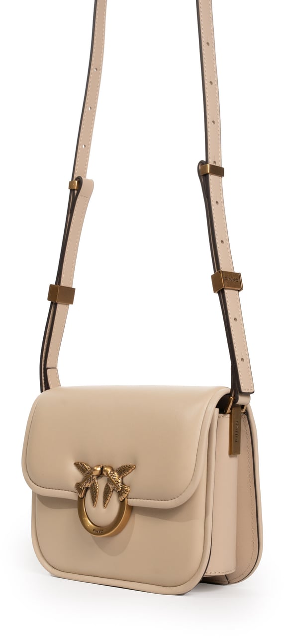 Pinko Bags Beigegrigio Fumoantique Gold Beige