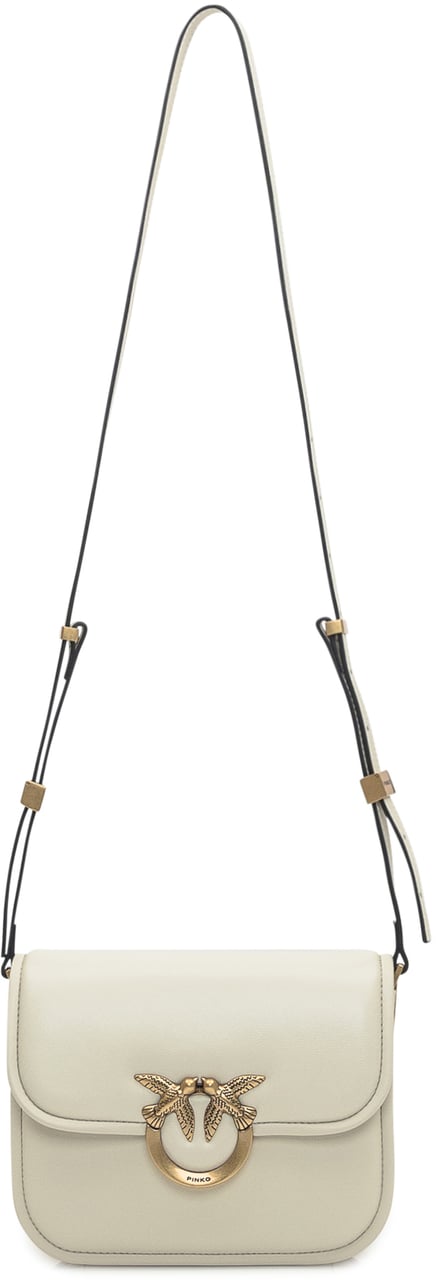 Pinko Borsetta Squadrata a Spalla Wit